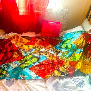 100% pure silk scarves. Large